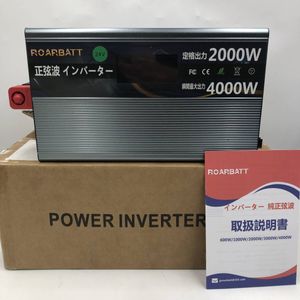 【未検品】24V 2000W インバーター 正弦波 瞬間出力4000W DC24VをAC100に変換 リモコン付