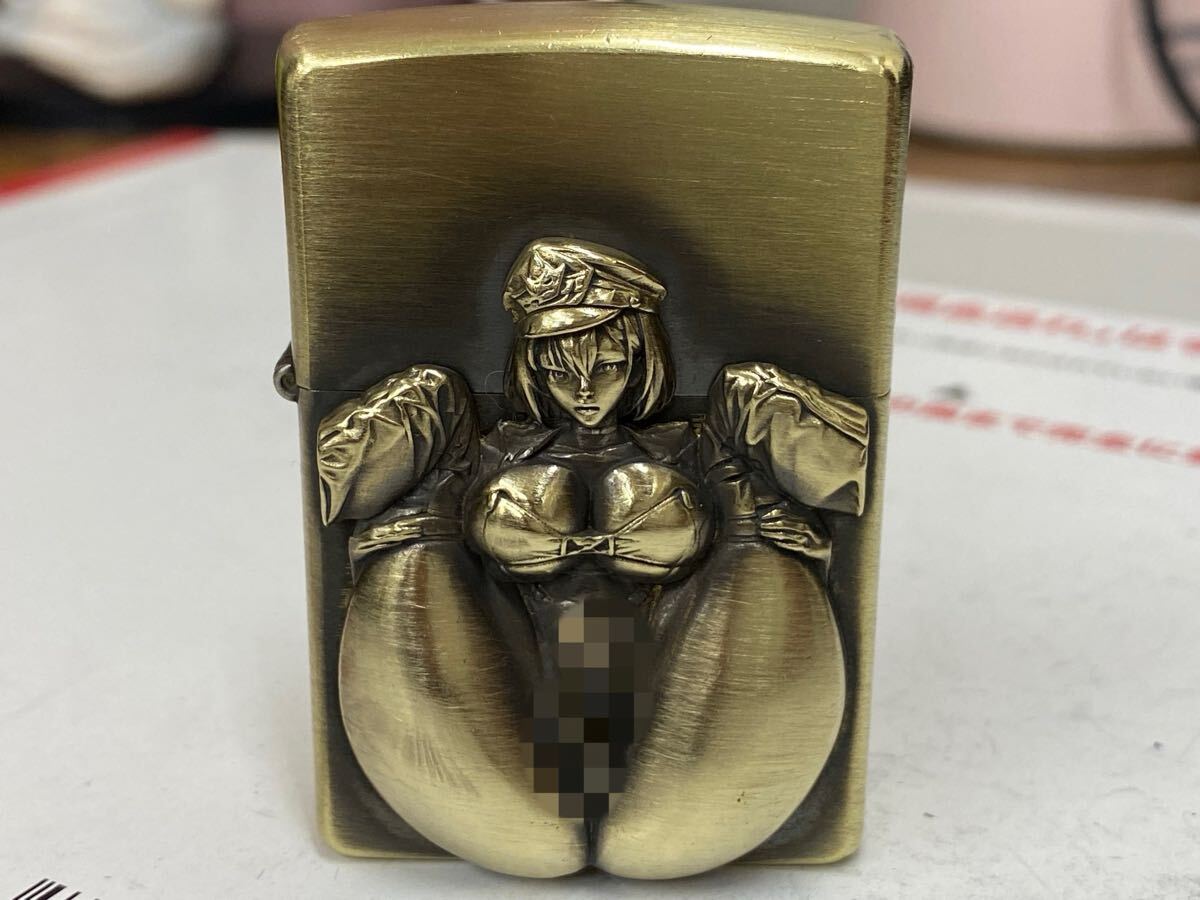 1円 中古品 Zippo セクシーな女性 オイルライター ジッポーライター