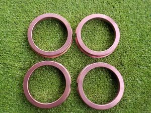 HR184p 汎用 金属製ハブリング ４枚セット トヨタ ダイハツ スズキ ４穴 系 ６７→５４ミ