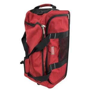 Coleman ボストンバック キャスター付き レッド コルーマン アウトドア 中古 Y10883789