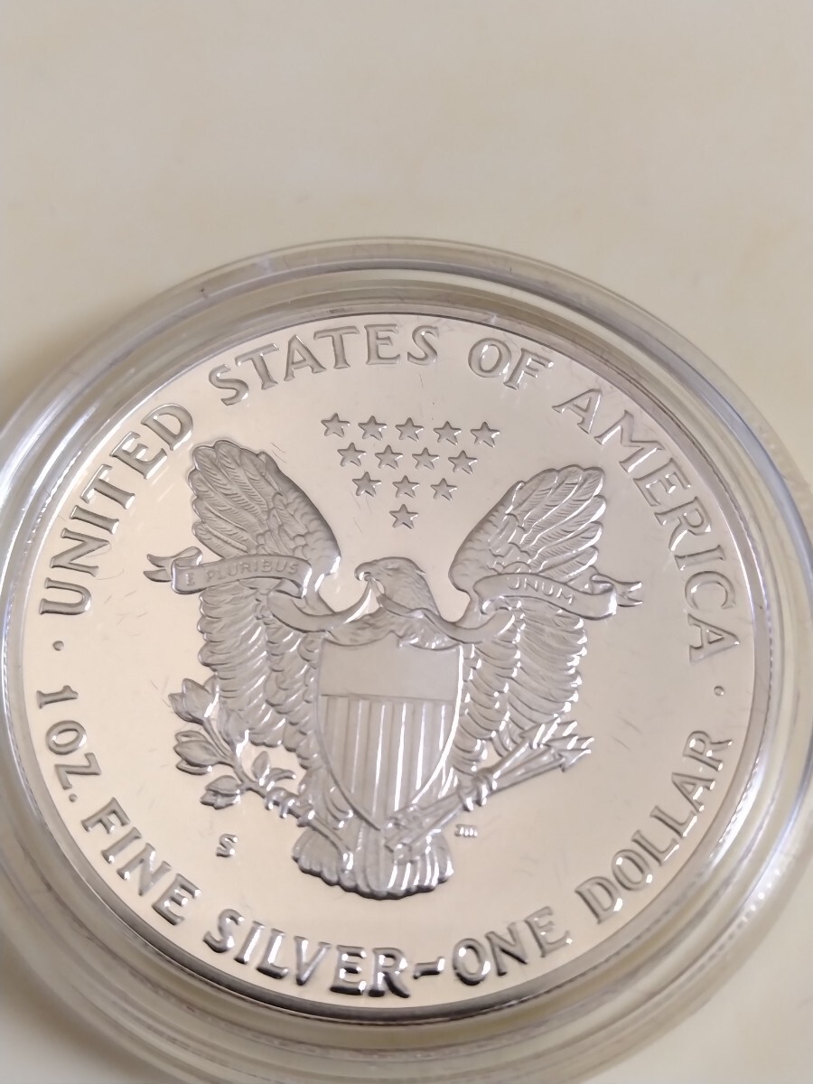 アメリカ 1986s 純銀1オンス 1ドル銀貨プルーフ−Walking Liberty(北