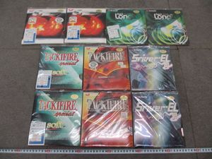 K570【2-11】● スポーツ店在庫品 Butterfly バタフライ 卓球ラバー 10点まとめて タキフ