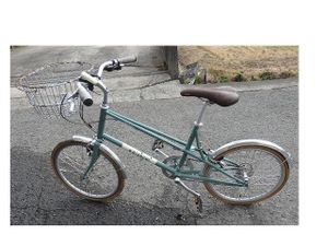 T☆BIANCHI　ビアンキ Merlo　20インチ　7段変速ギア　ミニベロ 鱗　泥除け　うろこ ◎ギ