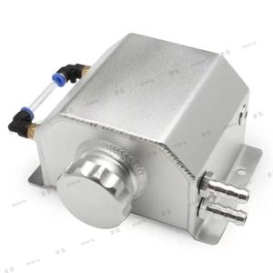 アルミ オイルキャッチタンク 1000ml 1L 汎用 シルバー ラジエーター クーラント リザー