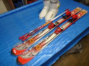 北海道発　即決！スキーセット№15,NORDICA120cmcm　ブーツ24cm
