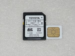 トヨタ純正 NSZT-W61G 2011年 春 地図SDカード