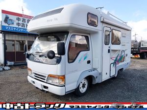 ★いすゞ エルフ キャンピングカー(移動販売車)★バンクベッド★固定2段ベッド★走行距離