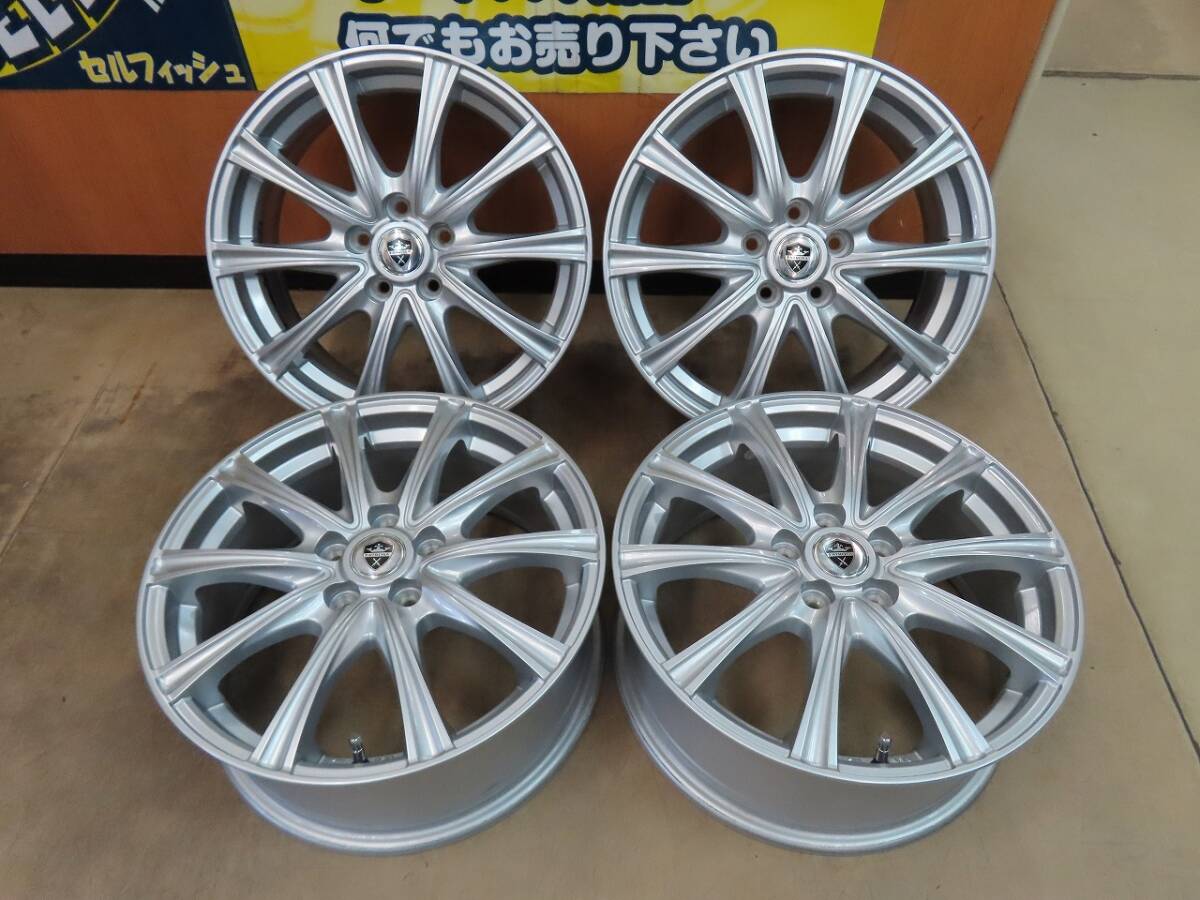 格安！サマータイヤ新品とアルミホイールセットエルベ ESTROSA EST-7W 7J-18 +38 5H-114.3 (18インチ) 格安！サマータイヤ新品とアルミホイールセットエルベ ESTROSA EST-7W