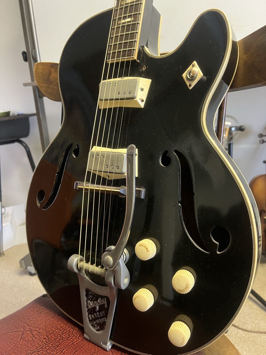 希少】Silvertone 1446 Chris Isaak Model / Gibson製ミニハム搭載