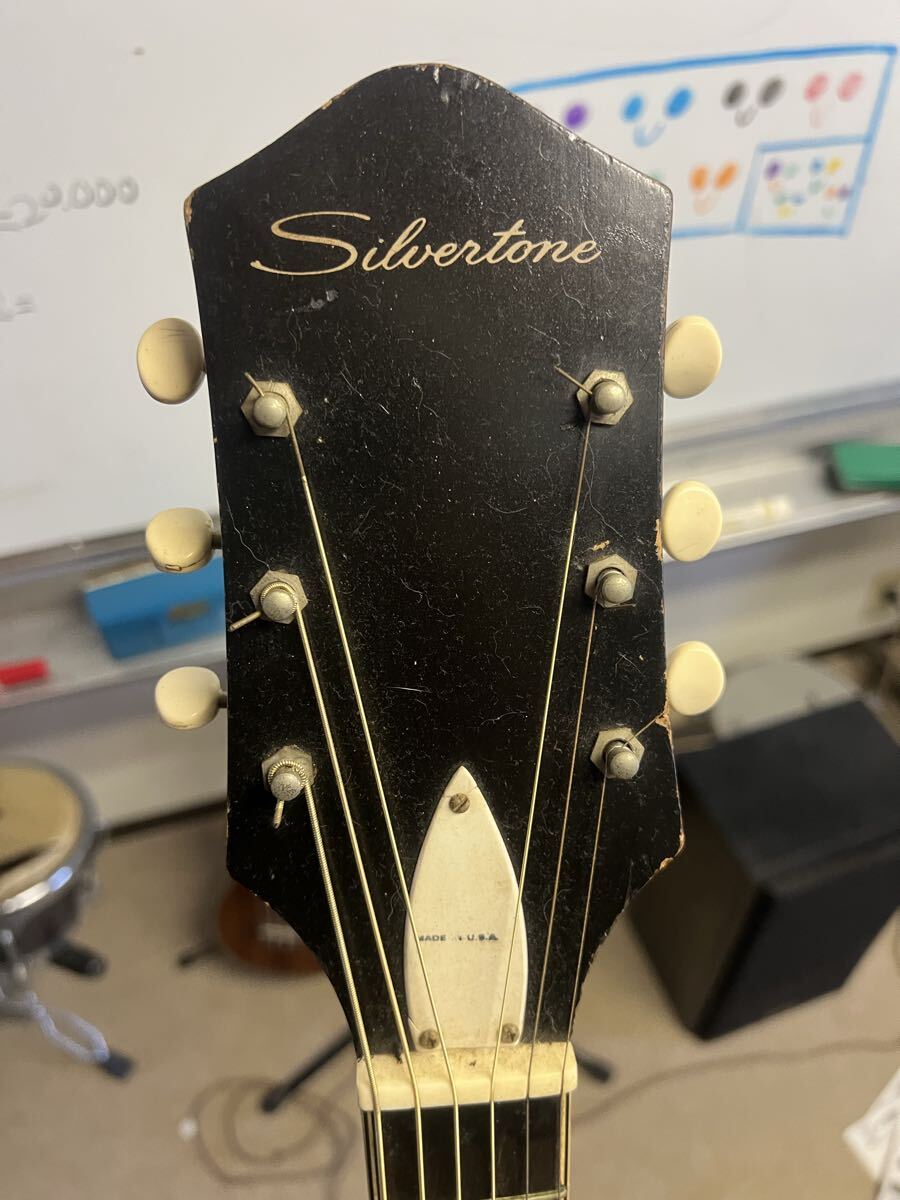 希少】Silvertone 1446 Chris Isaak Model / Gibson製ミニハム搭載