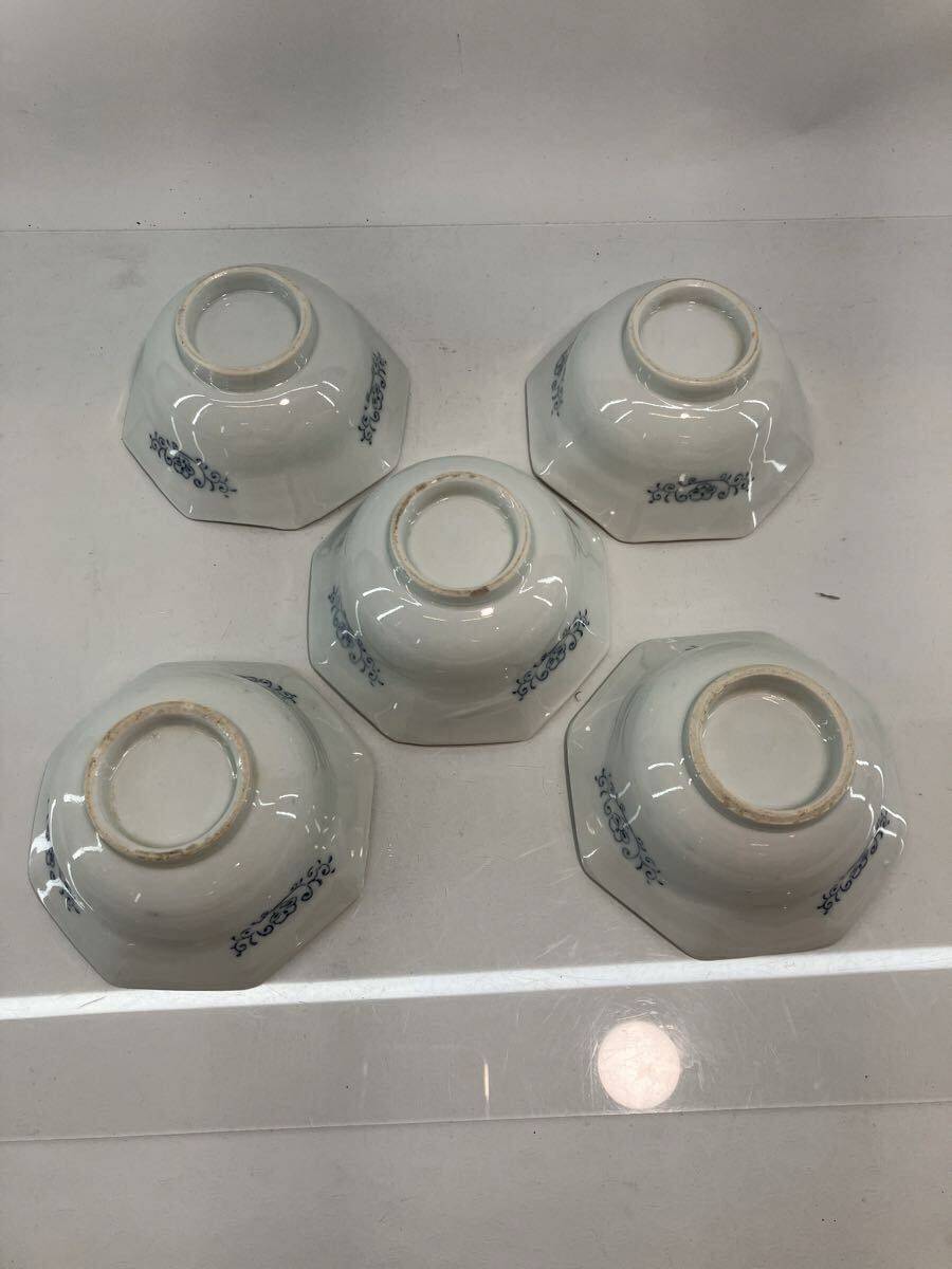 伊万里 伊万里焼 染付 八角皿 八角小鉢 麒麟 丸紋唐子八角小付 和食器