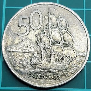 ニュージーランド50セント硬貨の値段と価格推移は？｜1件の売買データ