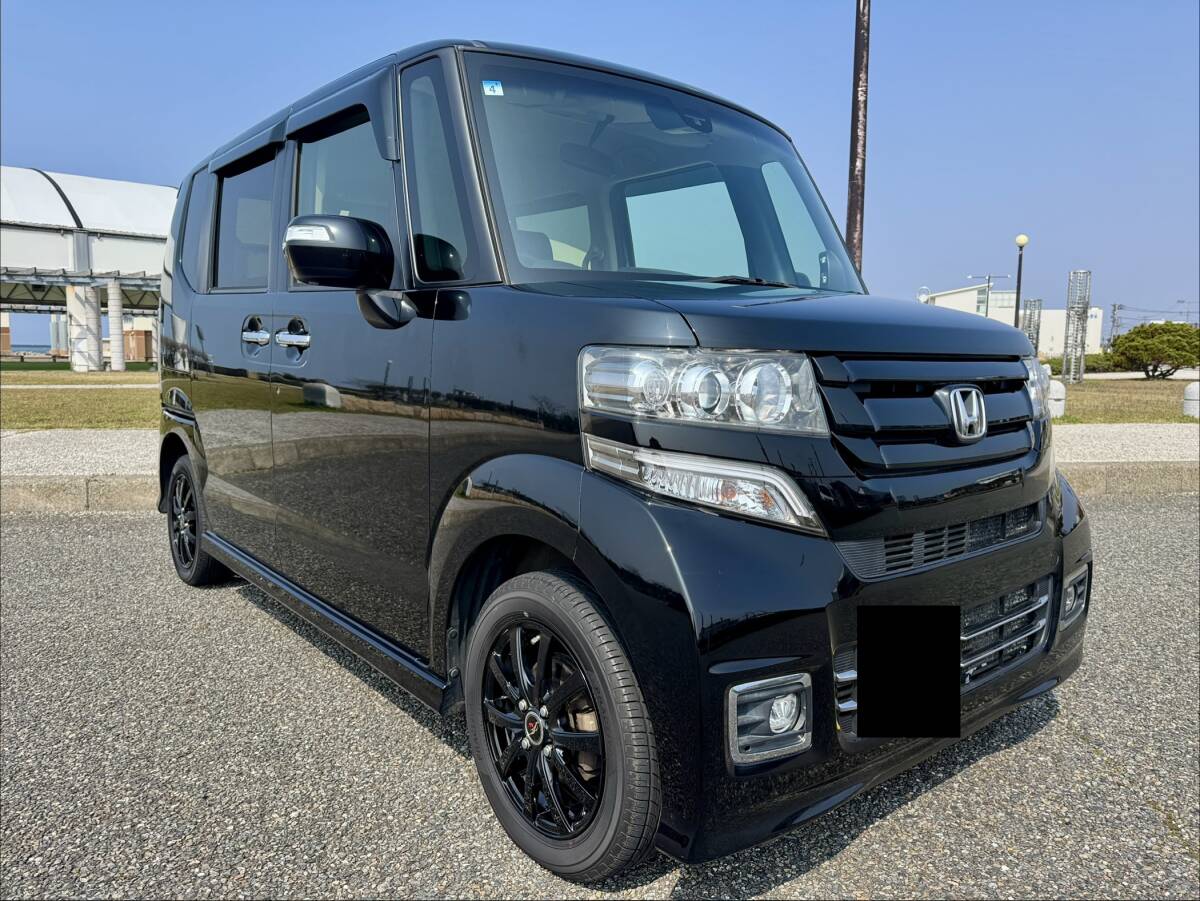 程度良好 車検2年付 4WD N-BOXカスタム GターボSS ブラックスタイルPKG