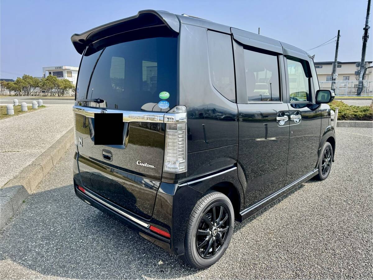 程度良好 車検2年付 4WD N-BOXカスタム GターボSS ブラックスタイルPKG