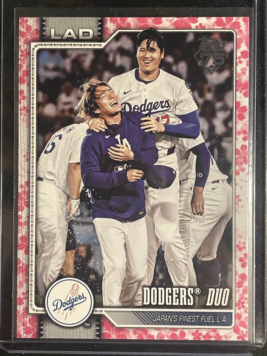 大谷翔平 山本由伸 Topps 2026 桜 Sakura パラレル /99 限定