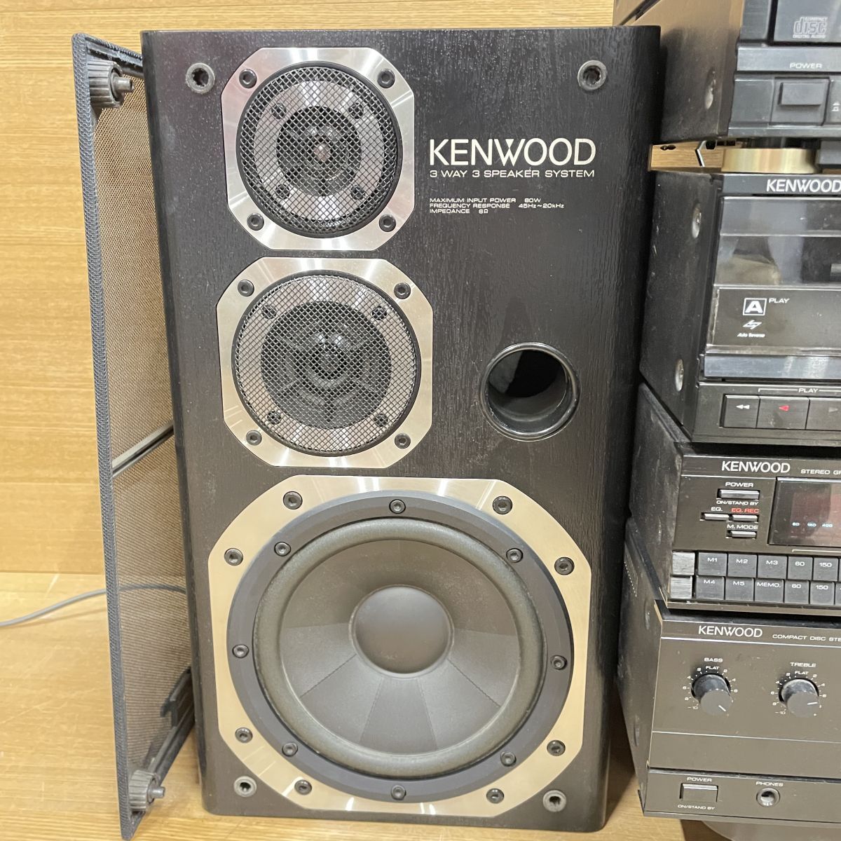 s16/16w105☆1000円～☆KENWOOD コンポ P-3R DP-5R X-5WR GE-810 A-3R