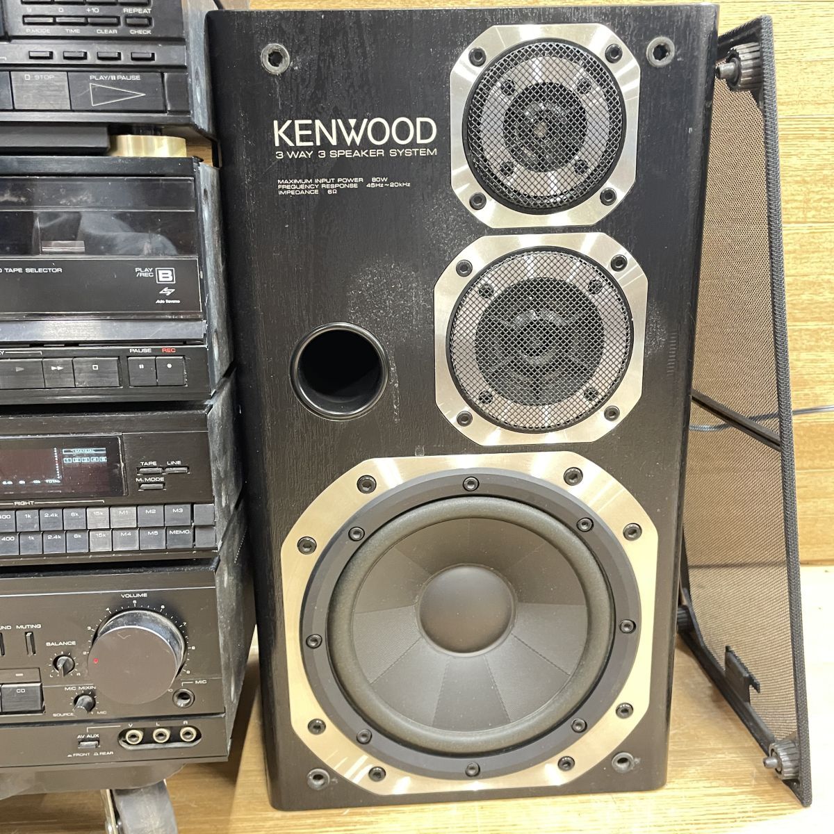 s16/16w105☆1000円～☆KENWOOD コンポ P-3R DP-5R X-5WR GE-810 A-3R
