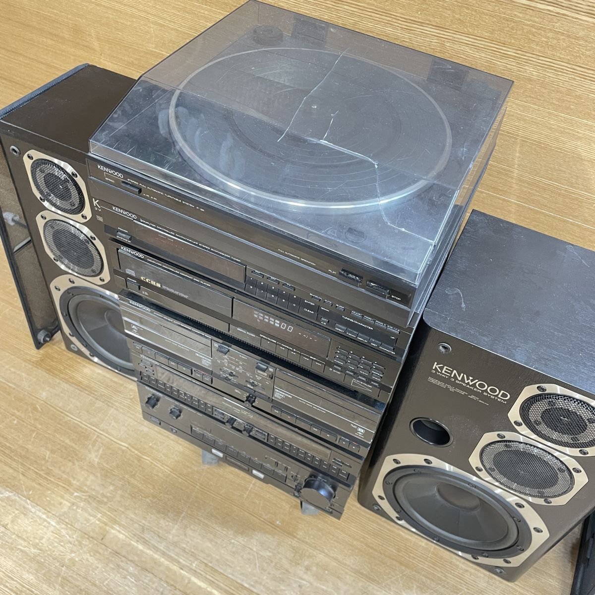 s16/16w105☆1000円～☆KENWOOD コンポ P-3R DP-5R X-5WR GE-810 A-3R