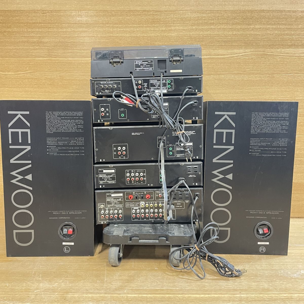 s16/16w105☆1000円～☆KENWOOD コンポ P-3R DP-5R X-5WR GE-810 A-3R