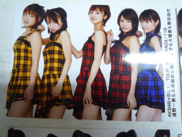 AKB48×B.L.T. 生写真 6枚 TOUR-NAGOYA 板野友美 大島麻衣 篠田麻里子