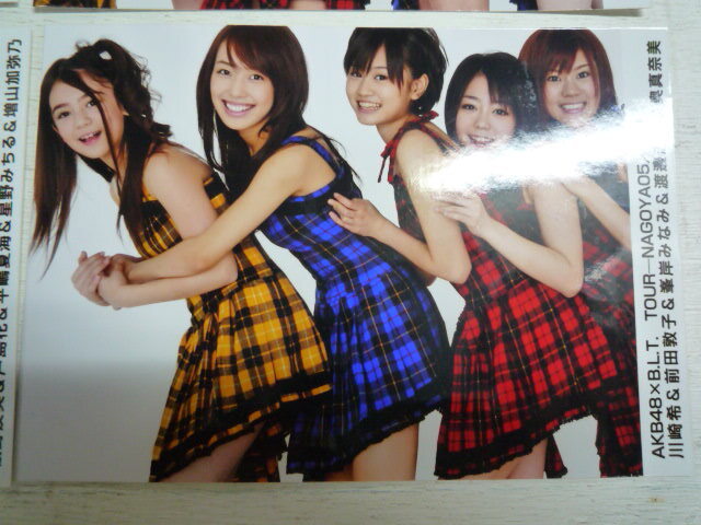 AKB48×B.L.T. 生写真 6枚 TOUR-NAGOYA 板野友美 大島麻衣 篠田麻里子