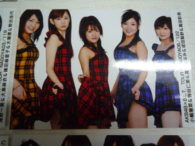 AKB48×B.L.T. 生写真 6枚 TOUR-NAGOYA 板野友美 大島麻衣 篠田麻里子