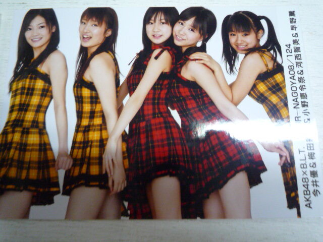 AKB48×B.L.T. 生写真 6枚 TOUR-NAGOYA 板野友美 大島麻衣 篠田麻里子