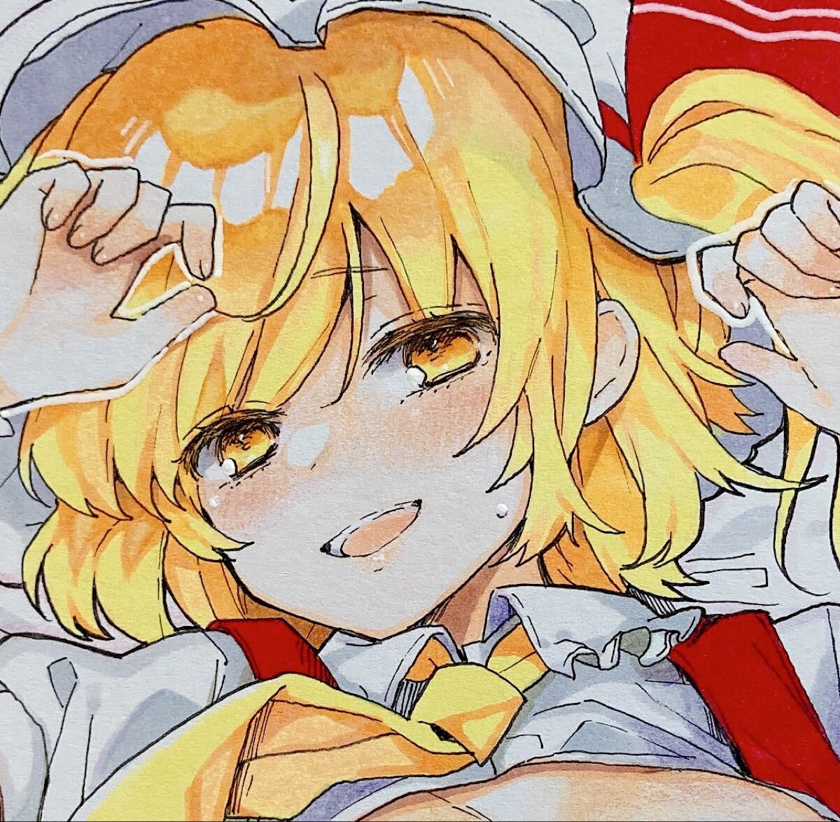 R15 原画 東方Project フランドール スカーレット 同人手描きイラスト