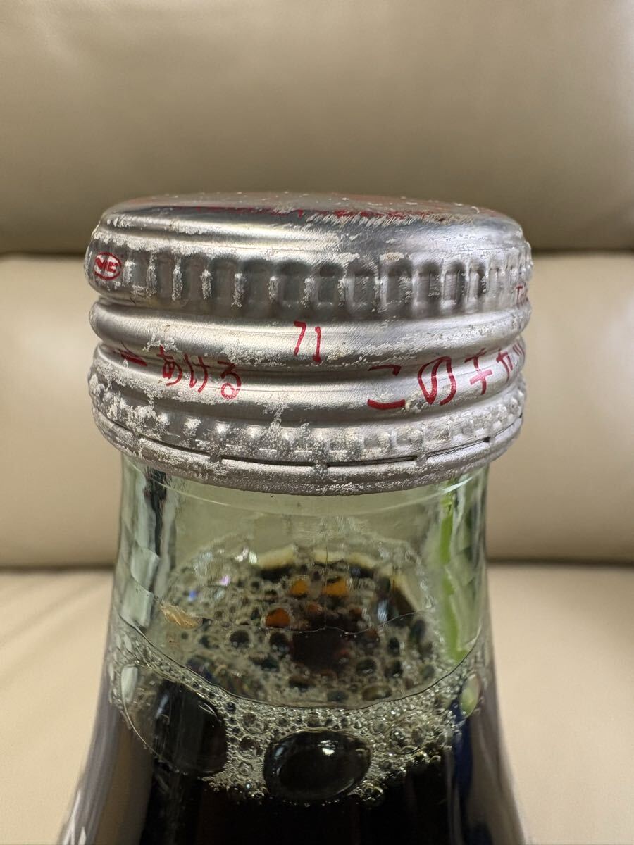 Coca-Cola コカコーラ 瓶 1リットル 未開封 赤ラベル 当時物 昭和