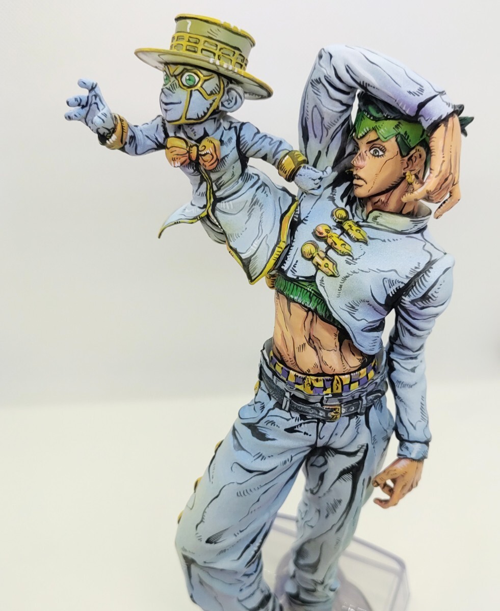 ジョジョ　岸辺露伴&ヘブンズドア　リペイントフィギュア　二次元フィギュア 一番くじ ジョジョ リペイント 二次元彩色 ラストワン賞 岸辺露伴