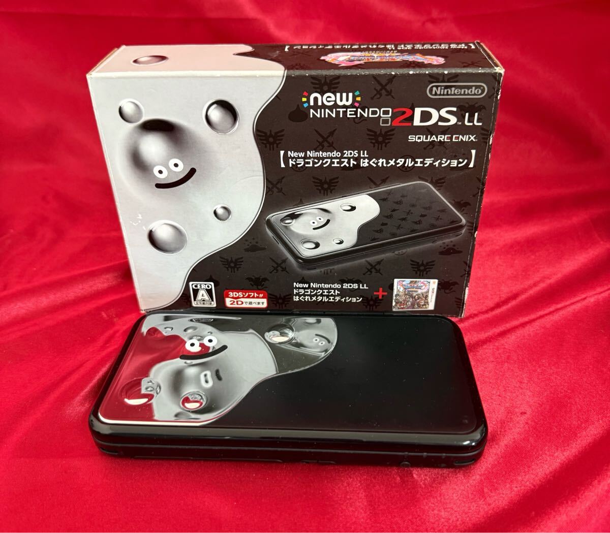 New Nintendo 2DS LL ドラゴンクエスト はぐれメタルエディション 箱