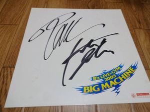 B'z サイン色紙の値段と価格推移は？｜5件の売買データからB'z サイン