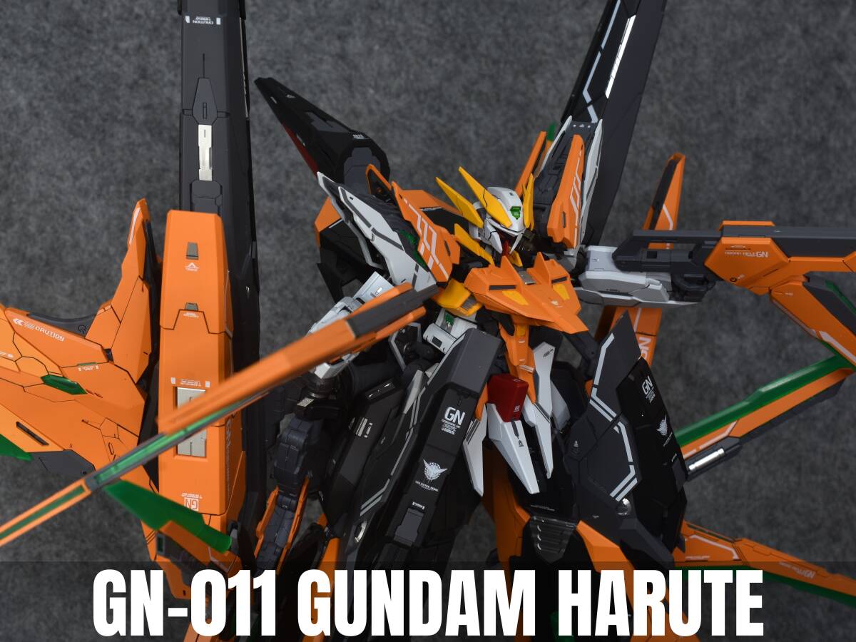 MG 1/100 GN-011 ガンダムハルート Harute Gundam 徹底改修塗装済完成