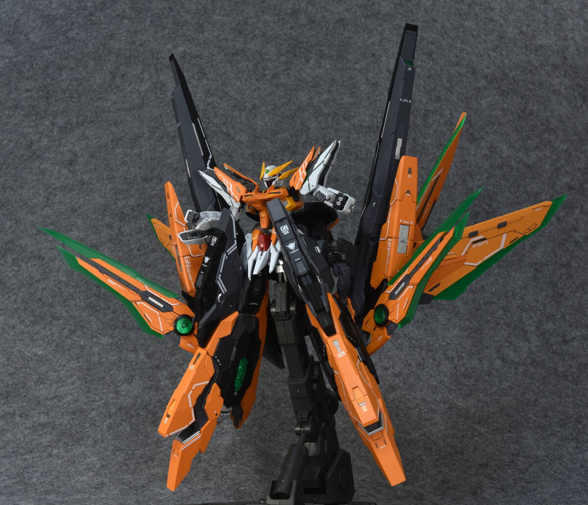 MG 1/100 GN-011 ガンダムハルート Harute Gundam 徹底改修塗装済完成