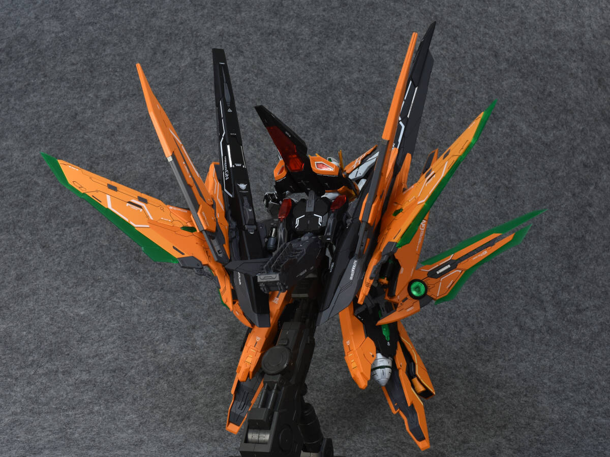 MG 1/100 GN-011 ガンダムハルート Harute Gundam 徹底改修塗装済完成