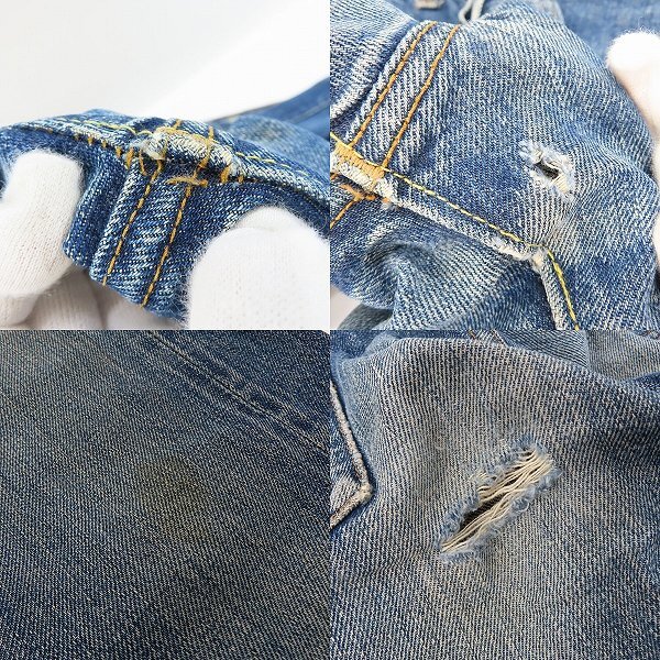LEVIS/リーバイス 60S/501 刻印6 BIG E 紙パッチ ポケット裏シングル