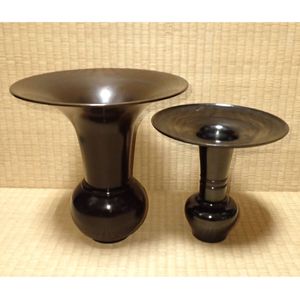池坊 銅 花器のYahoo!オークション(旧ヤフオク!)の相場・価格を見る
