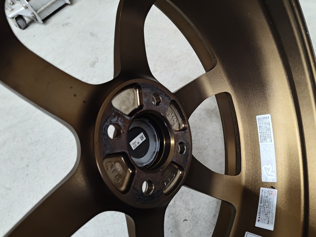 RAYS レイズ TE37 KCR 16インチ5.5J 4穴 PCD100 +45 アルミ ホイール 4
