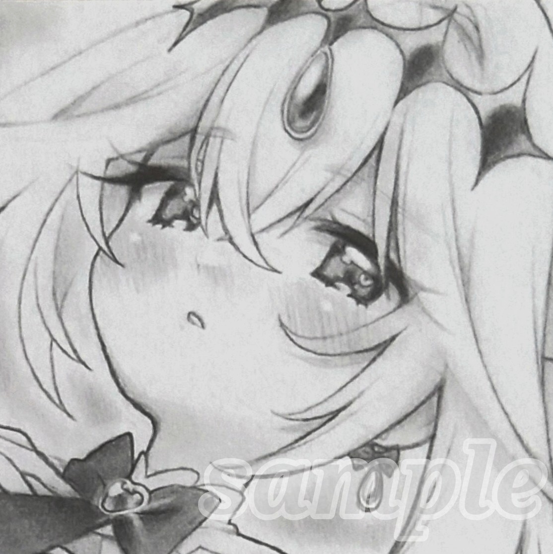 同人手描きイラスト【名探偵プリキュア！／キュアアルカナ・シャドウ