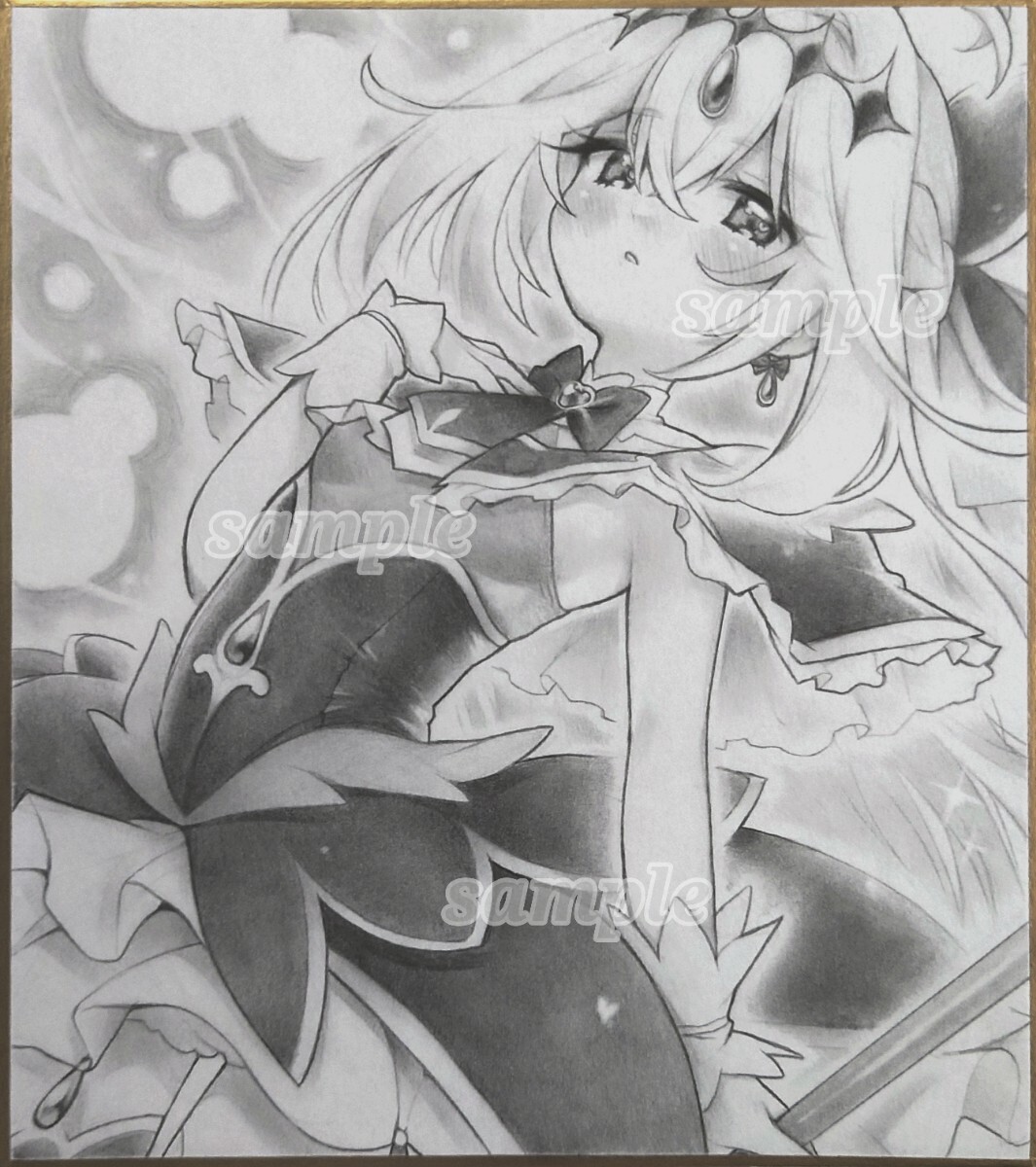 同人手描きイラスト【名探偵プリキュア！／キュアアルカナ・シャドウ