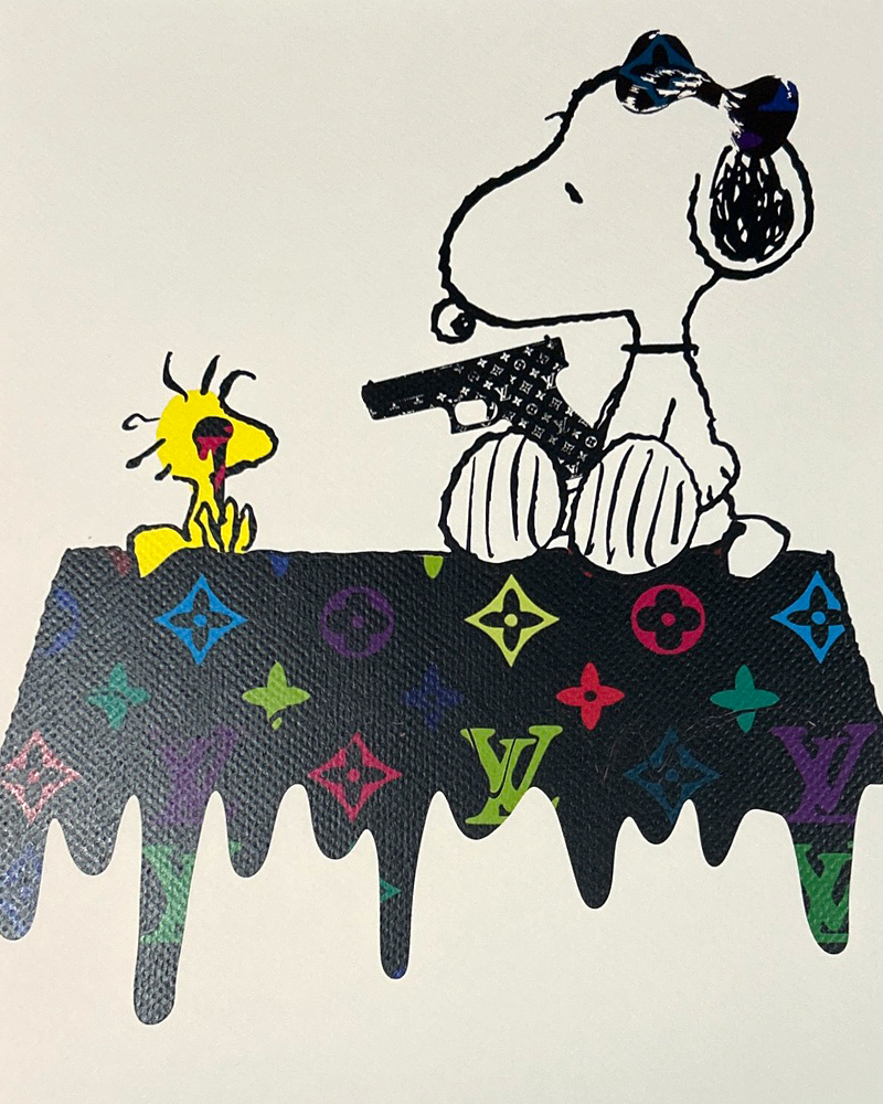 DEATH NYC スヌーピー SNOOPY ルイヴィトンLOUISVUITTON PEANUTS 世界