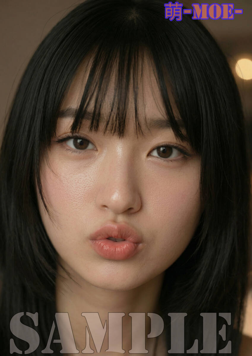 ○ D-1223 一点物 [ A4 アート ポスター 写真光沢紙 AI ] 【 美女 美