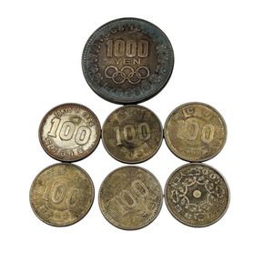 東京オリンピック記念 銀合金(セット)の中古価格は44,537円｜記念硬貨