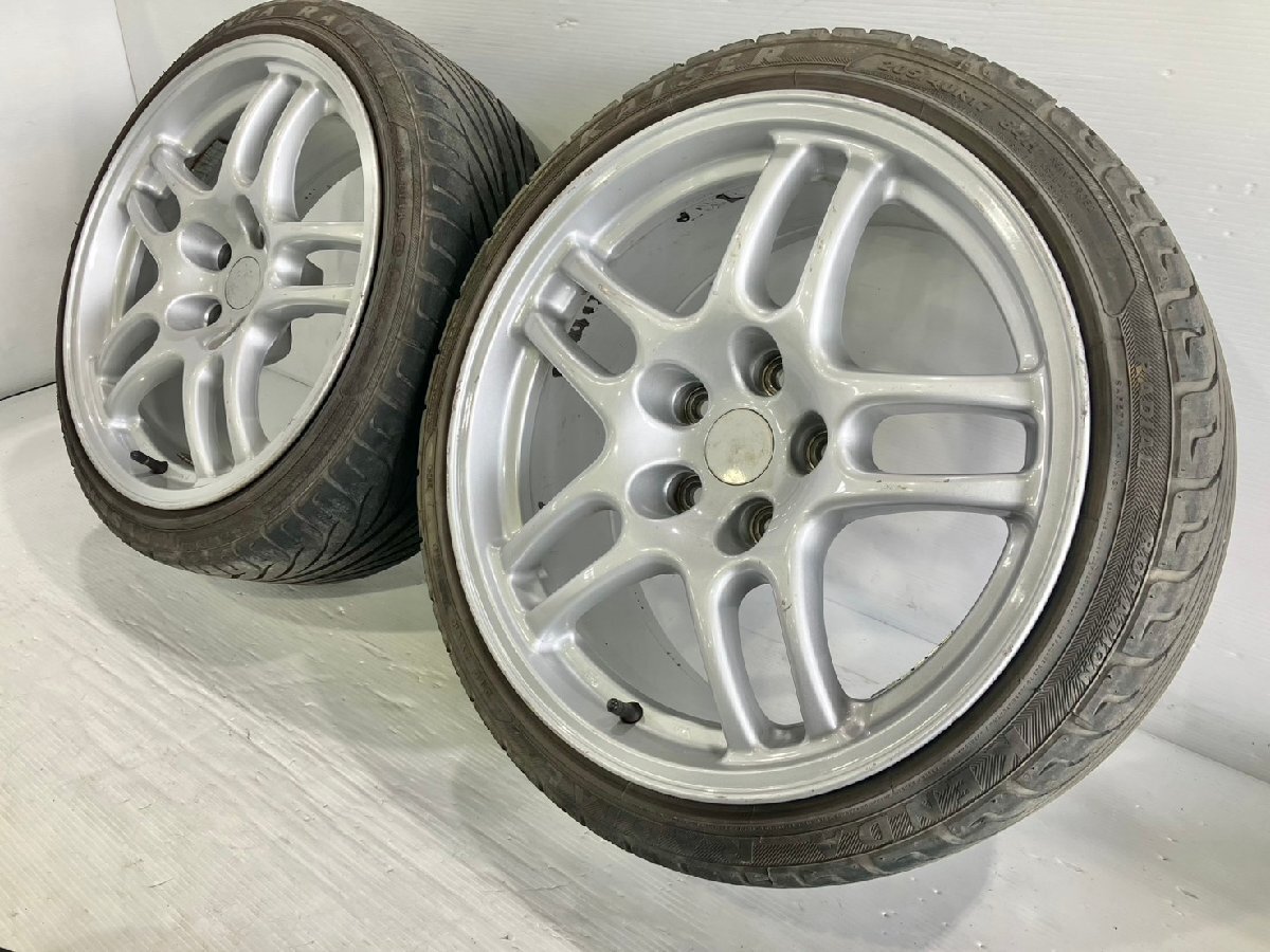 引取歓迎】R33風 社外 17インチ アルミ ホイール 8J +30 PCD114.3 5H
