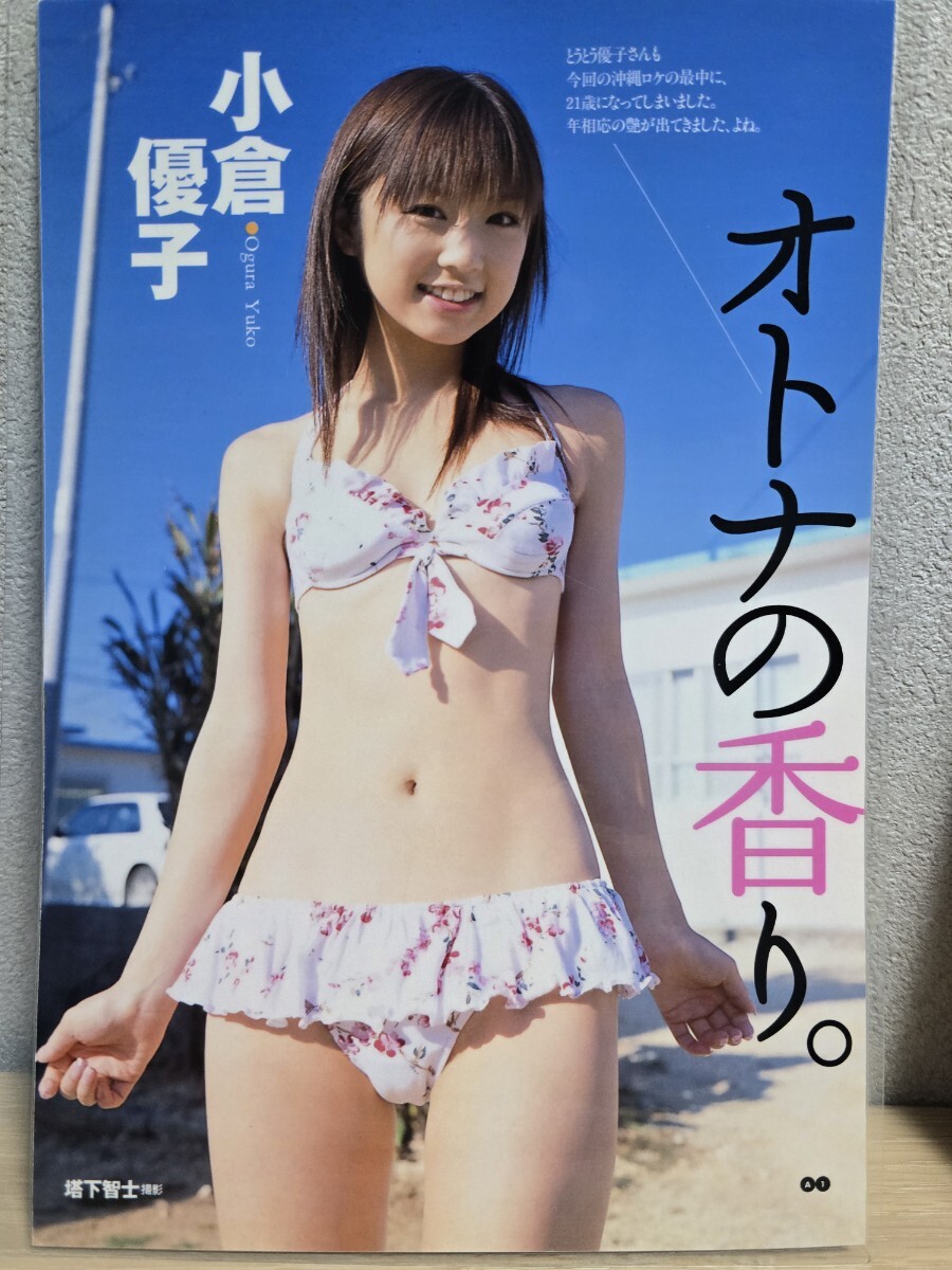 小倉優子】[150μmラミネート加工 切り抜き8ページ] B5サイズ (タレント