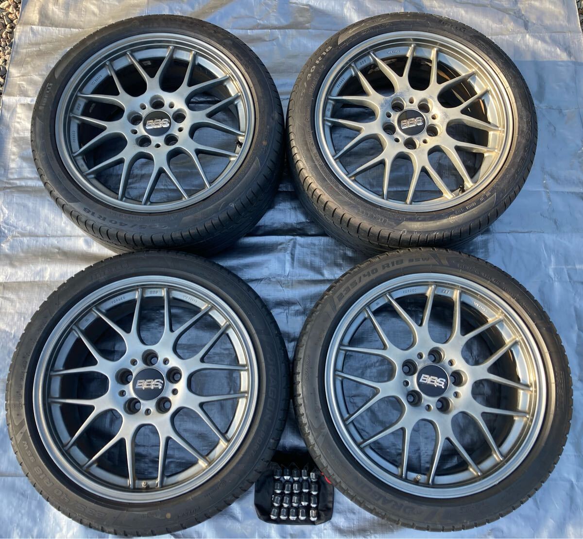 BBS RG-R 18インチ 8.5J オフセット+36 5H PCD114.3 RG700 鍛造 タイヤ