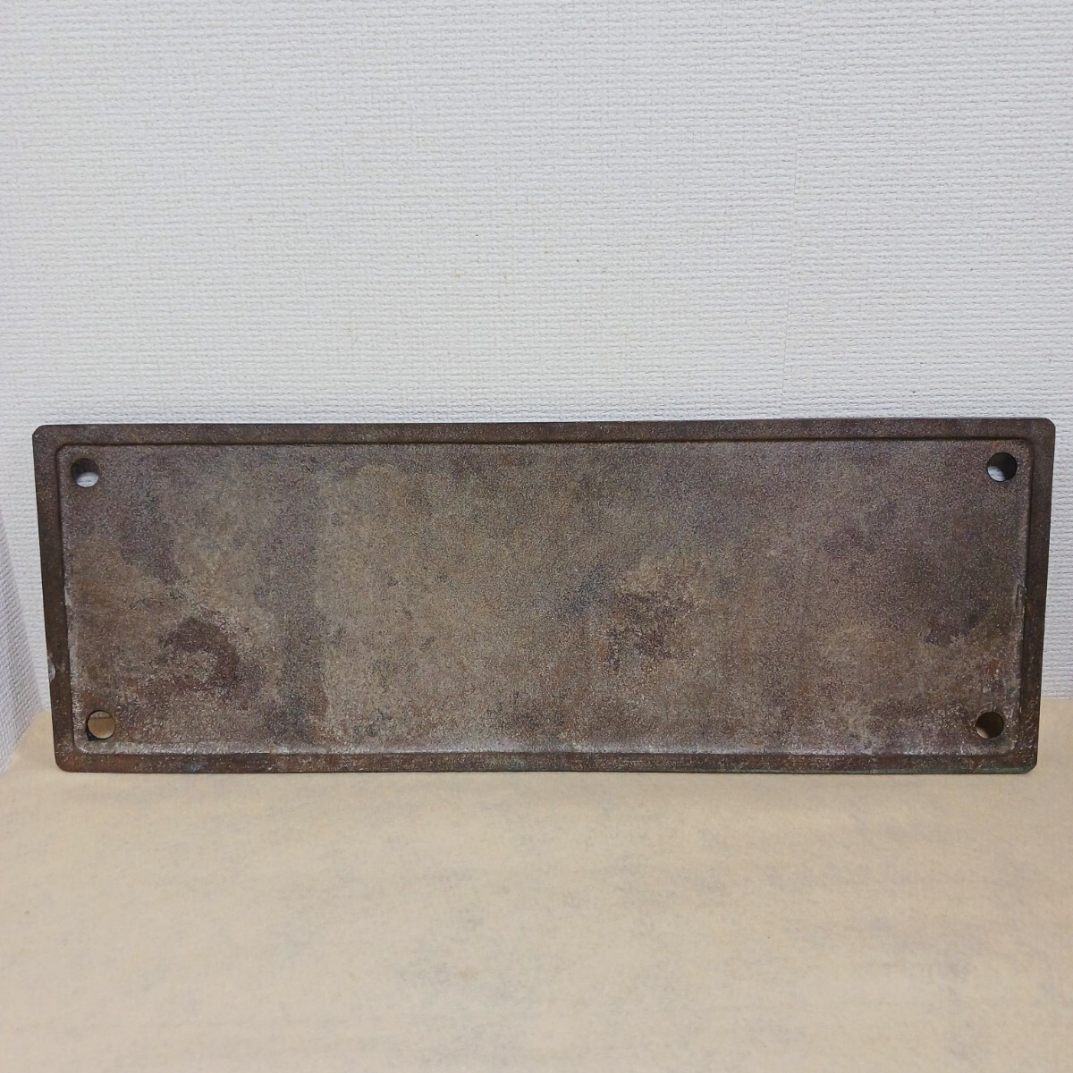 1円スタート】大型 約6.8kg 金属製 C62 2 ナンバープレート 銘板 蒸気