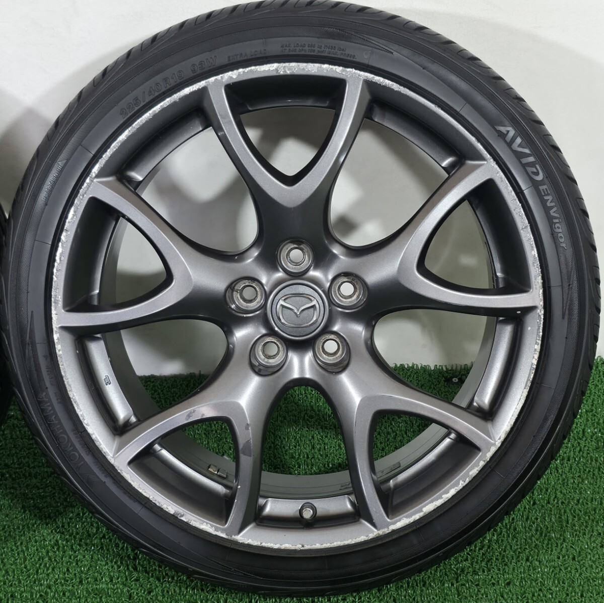 希少 MAZDA マツダ RX-8 スピリットR 純正 BBS RG503 軽量 鍛造 19