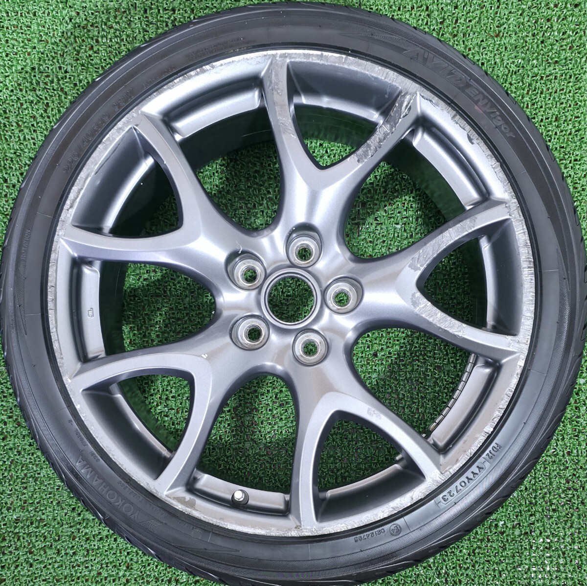 希少 MAZDA マツダ RX-8 スピリットR 純正 BBS RG503 軽量 鍛造 19