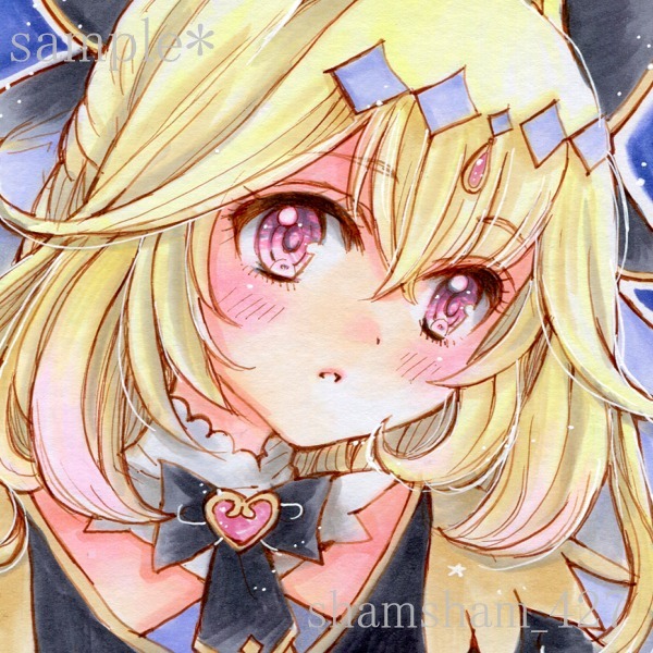 同人手描きイラスト☆名探偵プリキュア！☆キュアアルカナ・シャドウ